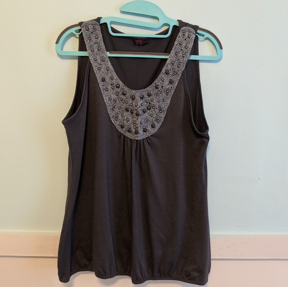 Beaded Collar Tank